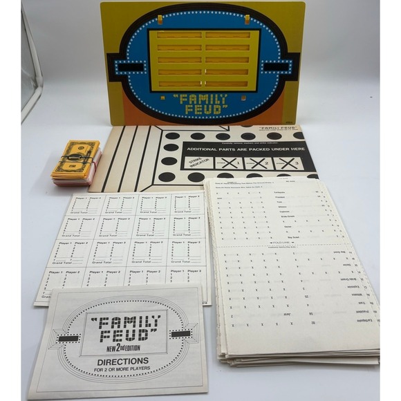 Family Feud 2nd Edition Milton Bradley Board Game Vintage 1978 Complete - Picture 2 of 9